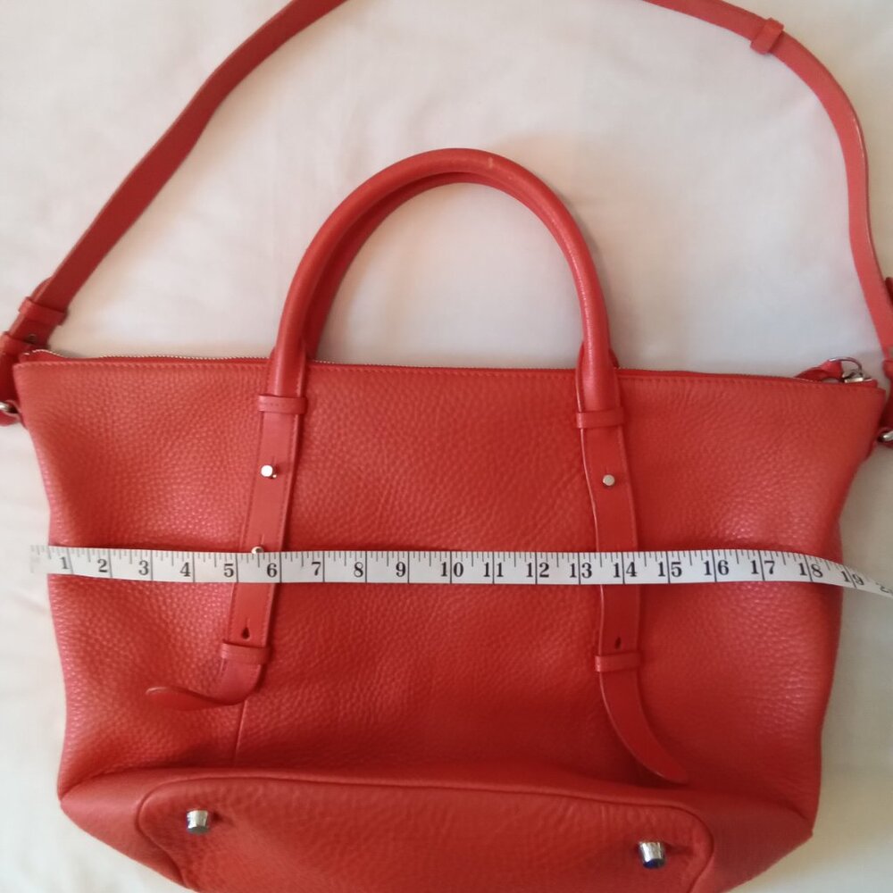 Mackage, large orange red, adjustable straps purse. - Picture 8 of 11